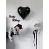 Diseño Transparente Bobo Blanco Globo Cien Días Luna Llena Doble Capa Familia Cien Días Niños Decorativo Pegar Escena de Bebé