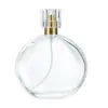 Frasco de Perfume Transparente Frasco de Vidro com Borrifador Frasco Dispensador de Amostras Cosméticas Frasco Vazio com Borrifador de Pressão Frasco de Perfume com Tampa de Rosca