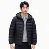 Casaco de inverno Luotuo mesmo estilo 90% plumas de pato jaqueta de plumas feminina para atividades ao ar livre anti-vazamento de plumas impermeável quente com capuz casaco de plumas masculino