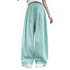 Pantalones Frescos de Verano para Niña 2025 Nueva Moda Estilo Occidental para Niña Niño Mediano y Grande Estilo Japonés Ajustado Montaña