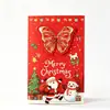 Nuevas tarjetas de felicitación navideñas transfronterizas con diseños 3D, mensajes de bendición navideña creativos y visualmente atractivos, postales sorpresa