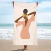 Alfombra de rizo patrón de moda toalla para sudar toalla de playa toalla de baño chal toallita de microfibra impresión digital costero