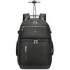 Mochila de rodinhas Swicky de grande capacidade para homens, mochila de rodinhas de viagem, bolsa multifuncional para laptop de negócios, fábrica