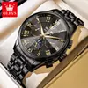Relógio Marca Oris Multifuncional Totalmente Automático Mecânico Relógio Masculino À Prova D'água Luminoso Moda Negócios Relógio Masculino