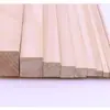 Venta al por mayor DIY Hecho a mano Materiales de construcción Modelo Tiras Finas de Madera Cuadradas Multiespecificación Palitos de Madera Pequeños Tiras de Madera Maciza Madera de Paulownia