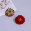Flor Artificial Melasagna Flor de Loto Pinza para el Cabello Joyería Accesorios para Fotografía Adornos para Pasteles Flores de Boda Caja de Regalo Flores Decorativas