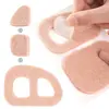 Almohadillas de fieltro para el antepié para callos y ampollas en los pies, almohadillas para los pies antirozaduras para tacones altos, almohadillas suaves para los pies que absorben los impactos, almohadillas huecas para juanetes