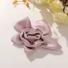 Gravata de Cabelo Floral Vintage DIY de Cetim Suave e Elegante Estilo Coreano, Acessório de Cabelo, Corsage, Adorno Floral para Roupas