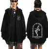 2025 Exportación Transfronteriza Aliexpress Amazon Nuevo Sudadera con Capucha y Cremallera Hip-Hop Holgada Casual Chaqueta Tendencia
