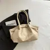 Bolso de hombro para mujer de gran capacidad, tejido versátil de patrón europeo y americano, bolso de axila, bolso tote vintage