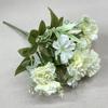 Flor artificial primavera 6 cabezas clavel crisantemo combinación flor transfronterizo caliente flor falsa clavel ramo día de la madre tocado