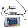 Fita de LED 5V 7 Cores RGB 5mm 60 Leds Modelo Recarregável com Função de Controle Remoto por Toque Pintura de Luz Porta-Retratos Artesanato