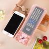 Funda con Lazo para Control Remoto de TV y Aire Acondicionado, Estuche Protector, Adornos Decorativos de Encaje Lindos para el Hogar