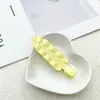 Novo Clipe de Franja Lateral Ondulada Sem Costura Cor Doce Sentido Avançado Simples Clipe Lateral Grampo de Cabelo Acessórios Acessórios de Cabelo