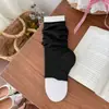 Cubiertas Blancas para Calcetines para Mujer, Calcetines Finos de Algodón de Verano, Calentadores de Piernas Sin Pies, Calcetines para la Pantorrilla, Calcetines de Medio Pie Estilo Ballet Miu, Calcetines Holgados