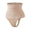 Tanga de malla hueca de cintura alta sin costuras moldeadoras moda levanta glúteos control de abdomen talla extra para mujer