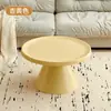 Mesa de Centro para Sala de Estar, Uso Doméstico, Mesa de Canto para Sofá, Apartamento Pequeno, Simples, Luxo Leve, Sensação de Alta Qualidade, Redonda, Moderna, Mesa Lateral Minimalista, Mesa Pequena