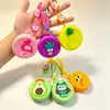 Monedero de Silicona con Animales y Frutas de Dibujos Animados, Se Puede Colgar en un Llavero, Estilos Opcionales, Monedero Lindo y Práctico al por Mayor