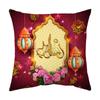Almohada Clásica Luna Dorada Transfronteriza Cojín de Cintura Cojín Corto de Felpa Funda para Cojín de Sofá Linterna Regalo de Vacaciones Venta al por Mayor