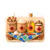 Eventos Importantes de la Vida: Come y Bebe - Pegatinas Magnéticas Planas de Acrílico para Refrigerador, Decoración del Hogar Estilo Chino Personalizable, Regalos