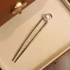 Pasador de Perlas Simple Transfronterizo Europeo y Americano para Mujer, Pasador Francés para Moño, Pasador de Gama Alta para la Parte Posterior de la Cabeza