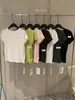 Té Verde Limón 2026 Otoño Temprano Nuevo Modelo Básico Versión Mejorada Polar Nube Versátil Casual Cuello Redondo Manga Corta Camiseta para Mujer