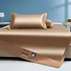 Verano Fresco Lujo Carbon Ligero Jacquard Seda de Hielo Esterilla Esterilla de Cama Estilo Sábana Estilo Esterilla de Ratán de Hielo Esterilla Suave Esterilla para Aire Acondicionado del Hogar Esterilla Refrigerante