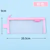Estuche de Malla Transparente de Gran Capacidad, Logo Personalizable, Bolsa de Papelería Sencilla, Hecho a Medida con Tu Propio Diseño para Promoción y Almacenamiento