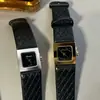 Venta al por mayor de fábrica de Relojes de Cubo de Azúcar estilo Chanel de segunda mano, Relojes de Lujo de nicho francés para mujer, con un diseño simple y elegante