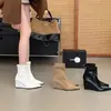 Botas de Moda de Cuña con Punta para Aumentar la Altura, Estilo Nuevo Otoño/Invierno 2026, para Mujeres Menudas, Botas Melard, Botas Elásticas Ajustadas