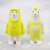 Molde de silicona de oso islandés material DIY hecho a mano Piedra de expansión para coche Molde de yeso de aromaterapia de oso polar