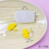 Mini Morango Folha de Ginkgo Moldagem Molde de Silicone Argila Gotejamento Cola Cera de Pintura a Fogo Molde Manual Ferramentas Decorativas para Assar