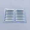 Ventilador de Rejilla de Acero Inoxidable Hierro Aleación de Aluminio Ventilación Pasante Campana Extractora Disipación de Calor Ventilación Placa de Rejilla Perforada a Prueba de Lluvia