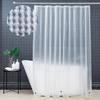 Cortina de Chuveiro Transparente Peva Olho de Gato Estampa 3D Impermeável Espessada Ilhó de Aço Inoxidável Anel de Cortina de Chuveiro Grátis Venda por Atacado de Fábrica