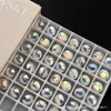 Brincos Autênticos Huazi 6m de Estrela de Quatro Pontas com Diamantes, Sensação de Luxo Leve, Temperamento Doce e Cool, Design de Personalidade de Alto Padrão, Modernos e Fáceis de Combinar