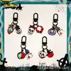 Colgante Llavero Halloween Transfronterizo Calavera Calabaza Dibujo Animado Fantasma Metal Colgante Bolsa Regalo de Año Nuevo