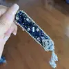 Presilha de Franja Diamante Quebrado, Presilha Bb Super Brilhante Exquisita, Presilha de Cabelo com Franja Fashion de Alto Padrão, Acessórios de Cabelo Headdress Retrô Estilo Étnico Feminino