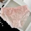 Estilo Dulce Pura Lujuria Encaje Ropa Interior para Mujer Entrepierna de Algodón Puro Antibacteriano 2025 Nuevo Satén Sexy Ropa Interior de Algodón para Mujer
