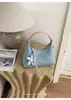 Bolsa de Mão Tendência deste Ano em Color-Blocking Formato Dumpling para Mulheres, Nova Moda 2026 Versátil Bolsa Transversal, Bolsa Tote Pequena Exquisita e Super Popular