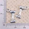 Aleación de Zinc Transfronteriza Plata Antigua Hueco Serie Hueso de Perro Pequeño Colgante Accesorios para Joyería DIY Colgante de Collar