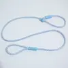 Nueva cuerda de tracción anti-explosión para perros pequeños, correa para mascotas no restrictiva, correa de nylon colorida para pasear perros, cadena para perros para exteriores