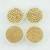 Cuentas Chapadas en Oro Real de 18k Cuentas Sueltas Color Cobre Puro Brillo que Conserva el Color Cuentas Redondas Cuentas Espaciadoras Cuentas de Transferencia para Manualidades Hechas a Mano