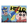 Tapete de Entrada Crayon Shin-Chan com Laço de Seda Desenho Animado Personalizável Tapete de Chão Tapete para Casa Tapete de Entrada Fofo Antiderrapante