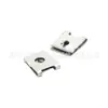 Clip en Forma de U Clip de Modificación de Coche Clip Protector Metálico Debe Ser Agujero Plegable Lámina de Resorte Alta Elasticidad Lámina de Acero Fuerte Alambre de Presión Lámina de Resorte