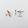 Broche de Avión Pequeño Moda Traje Versátil Accesorio Suéter Broche de Avión Pequeño Personalizado Moda Japonesa y Coreana Pin para Chal