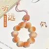 Pingente de Raiz de Bodhi Natural, Nova Pulseira de Bodhi Estilo Chinês, Pulseira Anti-Perda, Acessório de Estilo Fresco, Pingente para Bolsa, Chaveiro