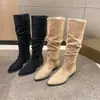 Botas de montar de tacón grueso, retro, hasta el tobillo, nueva colección de otoño 2026, botas de media pantorrilla estilo francés, ajuste ceñido, estilo vaquero occidental
