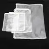 Bolsa de Malla para Material Filtrante de Acuario Bolsa Filtrante Bolas de Cultivo Bola de Cuarzo Algodón Blanco Carbón Activado con Cremallera Nylon Lavable Bolsa de Material Filtrante