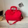 Bolsa de viagem curta simples e estilosa de cor sólida, leve e portátil para viagens de negócios, pode ser acoplada a uma mala de rodinhas, adequada para embarque, acomodação e uso na academia.
