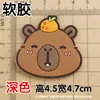 Acessórios para Joias DIY Capivara de Desenho Animado Capa de Celular Copo de Água Sapatos Capa para iPad Adesivo Decorativo para Geladeira
